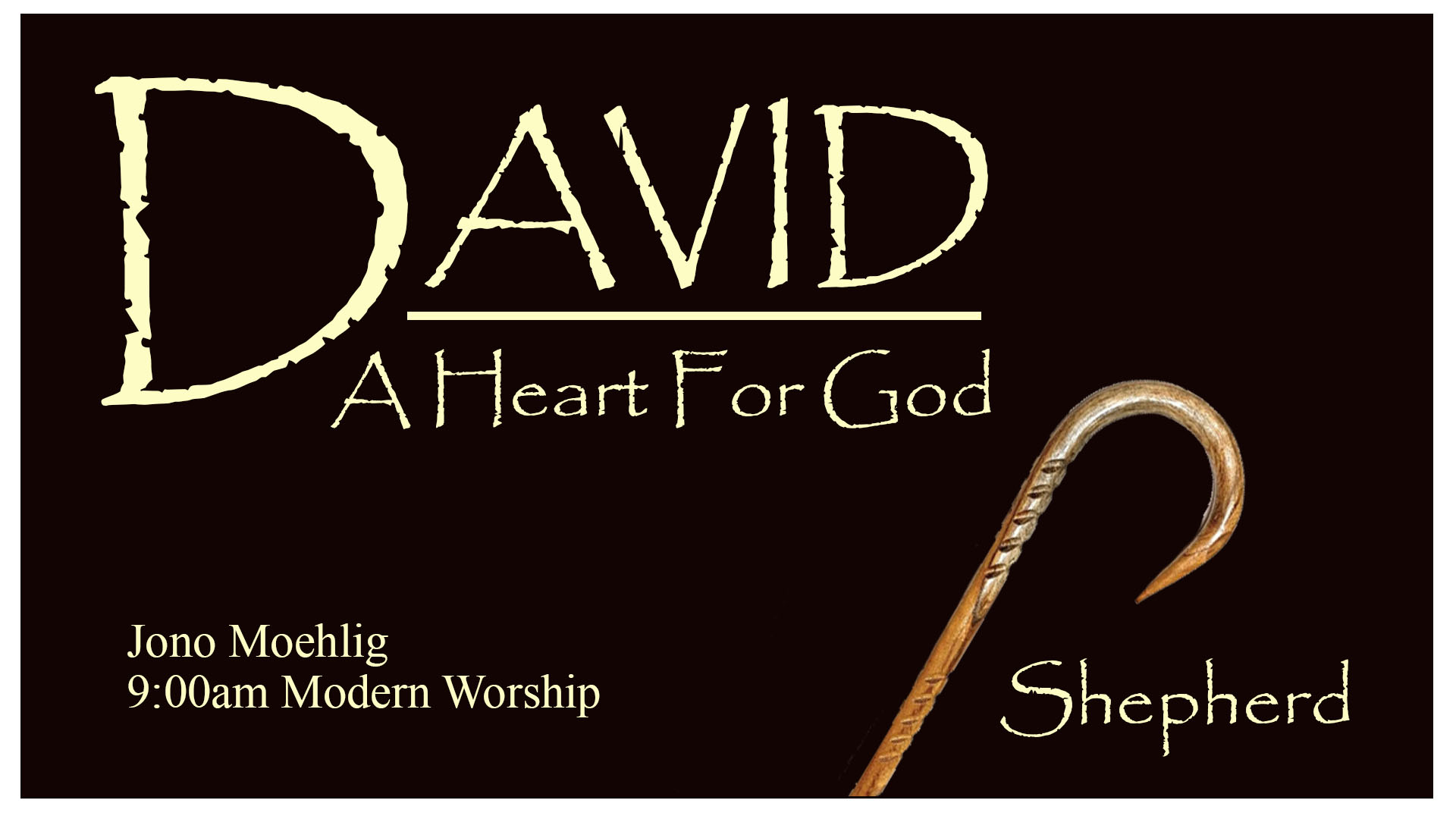 David: A Heart for God - Shepherd (Common Foundation)
