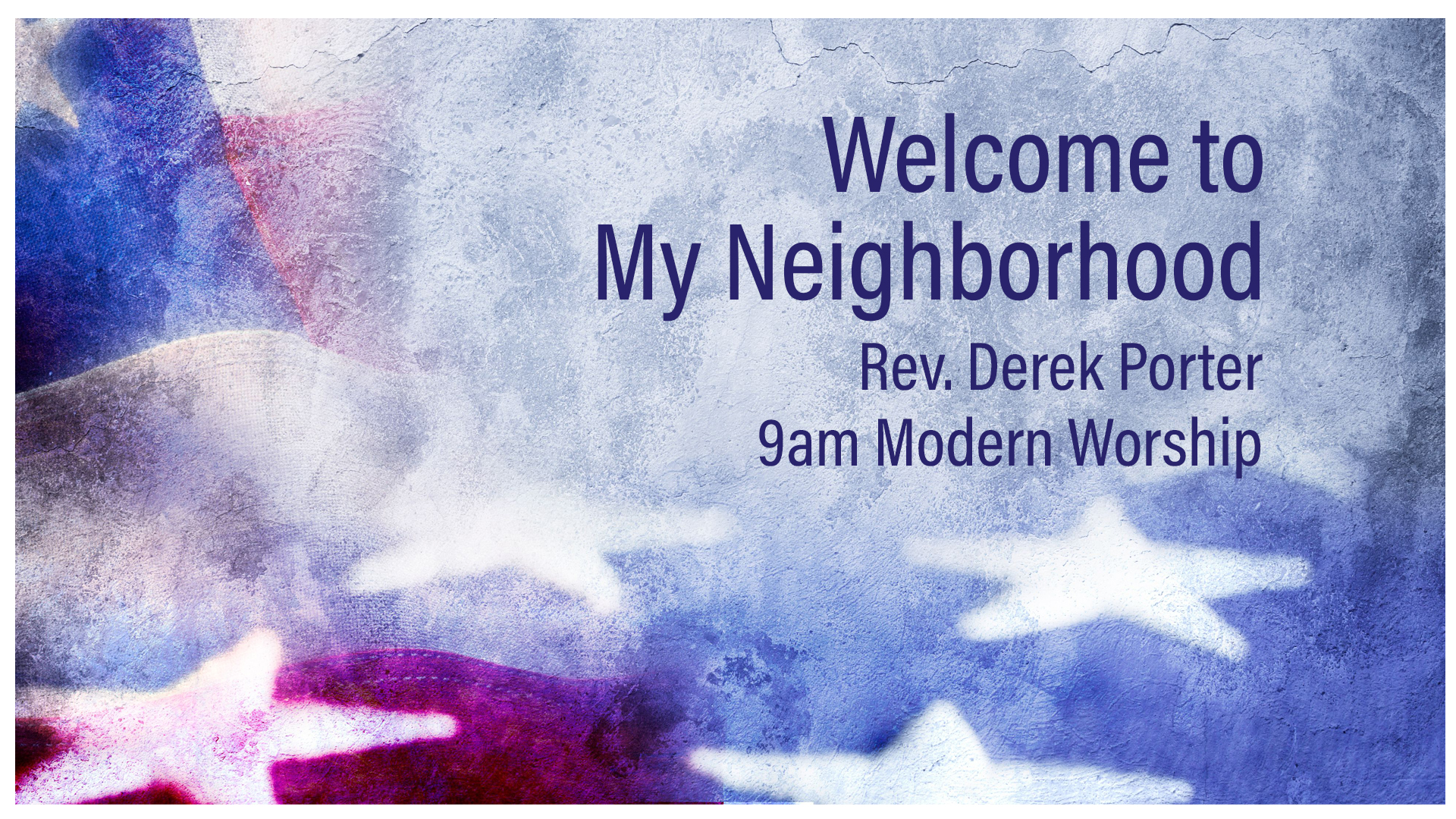 Welcome to My Neighborhood (Common Foundation)