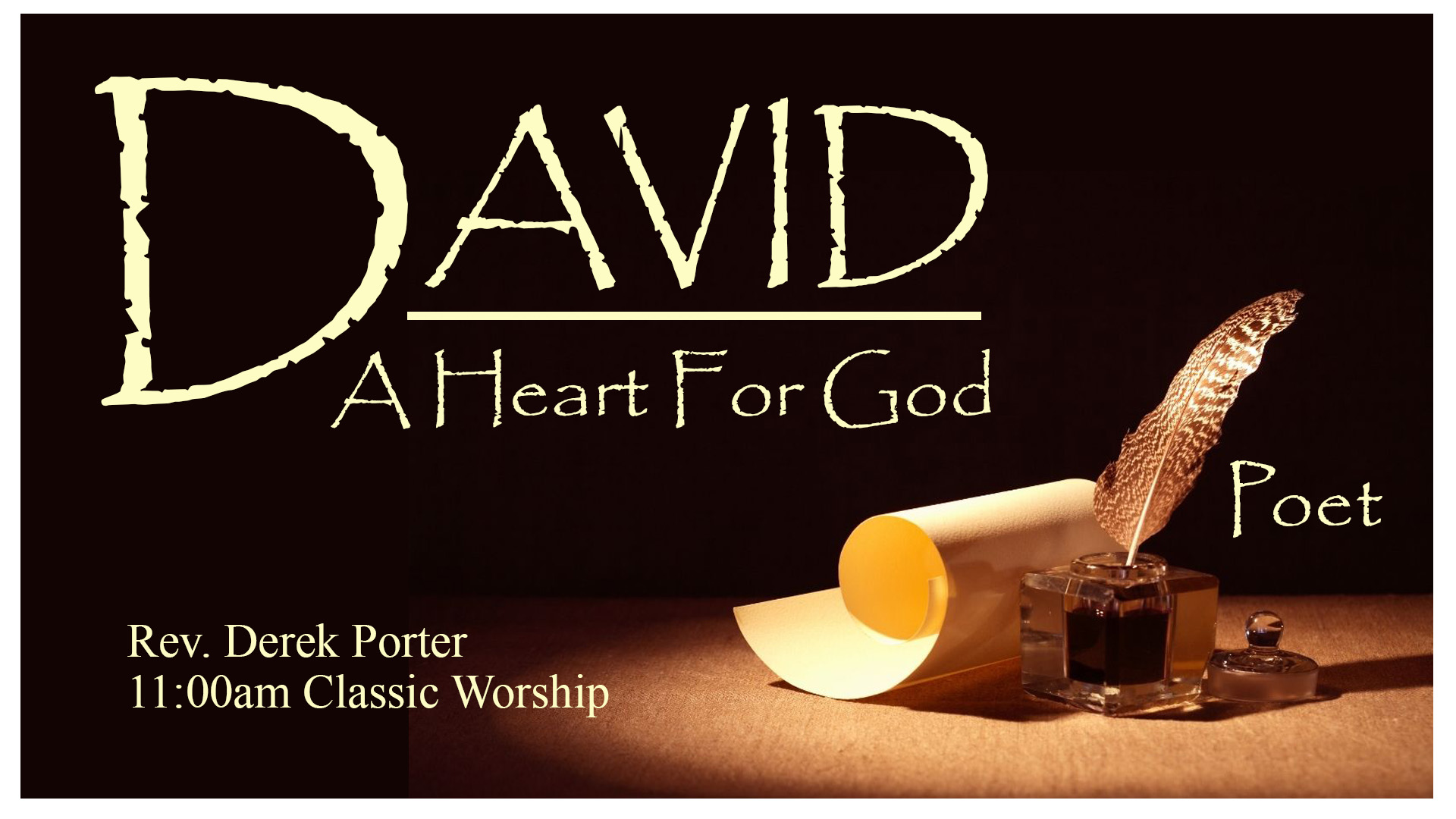 David: A Heart for God - Poet (Common Foundation)