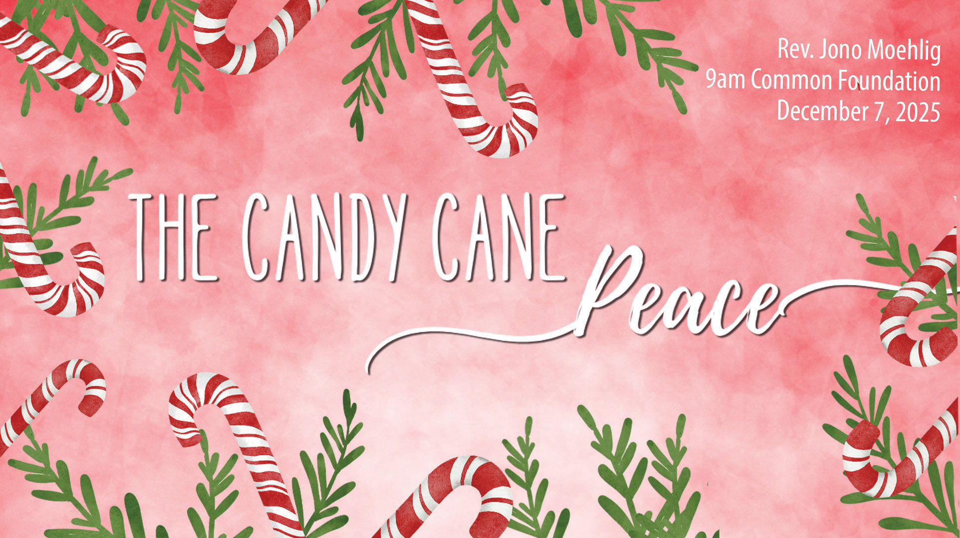 Anticipating Christmas: Peace