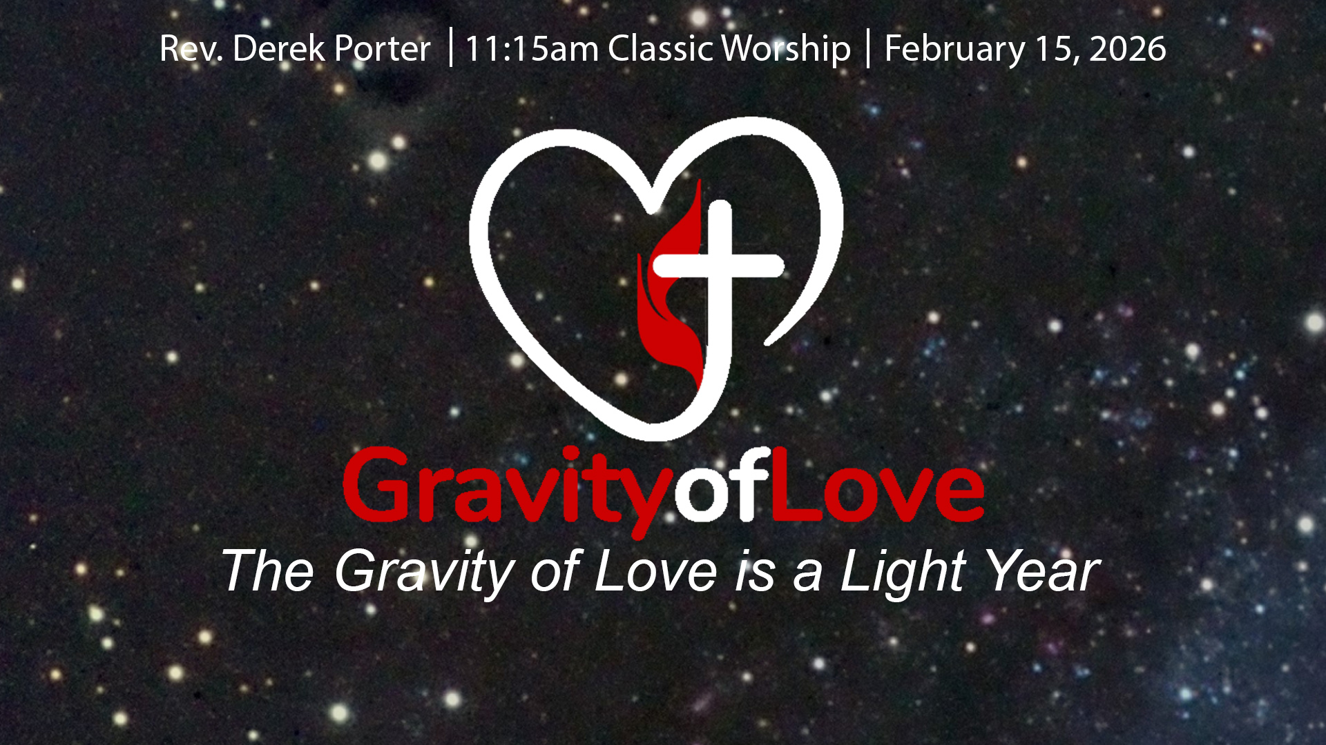 The Gravity Of Love - The Gravity of Love is a Light Year