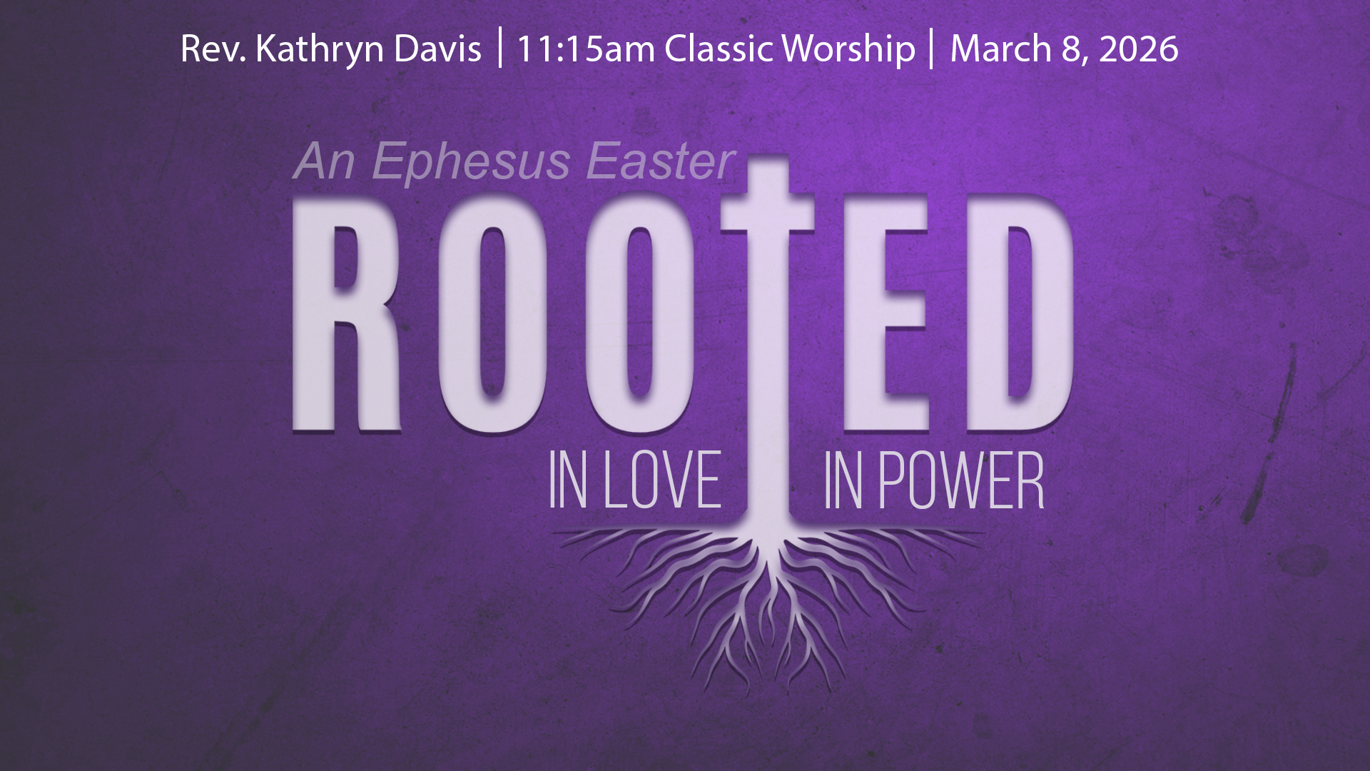 Rooted in Love, Rooted in Power