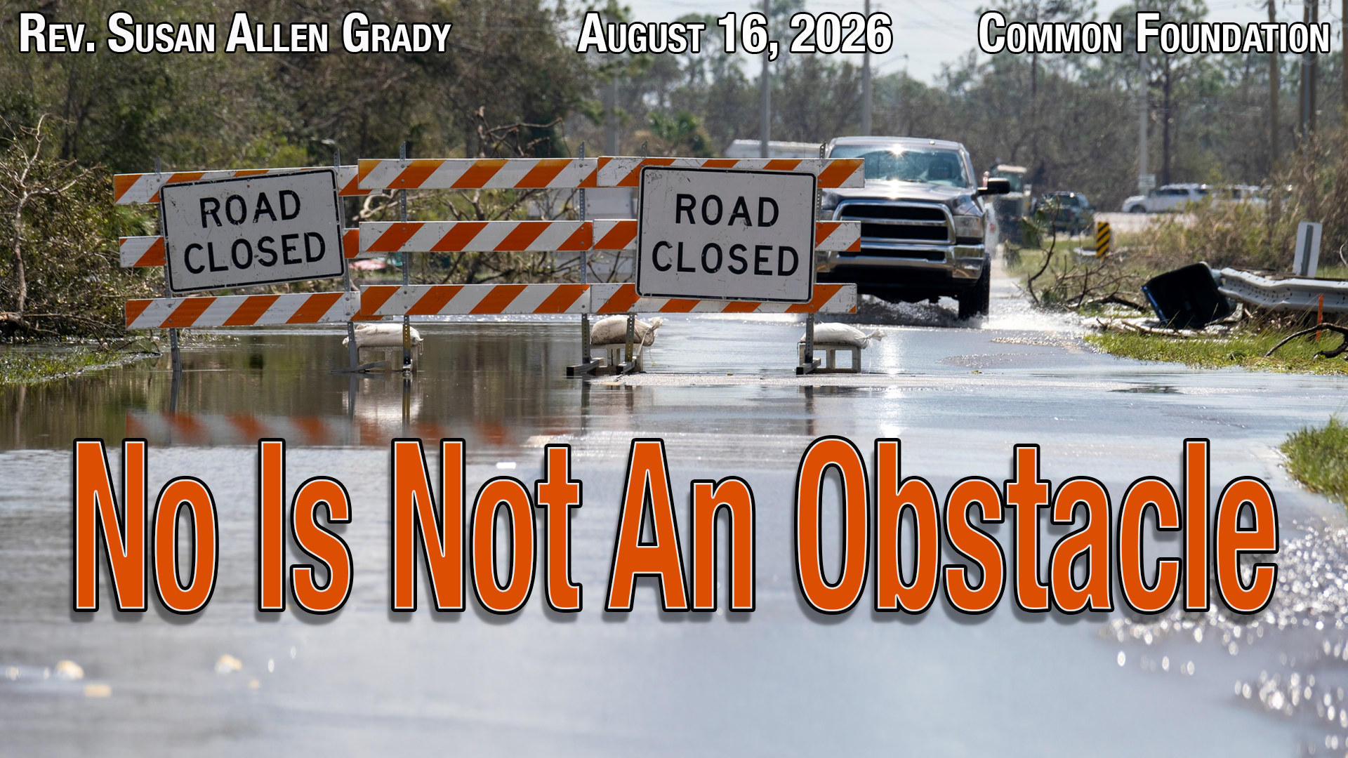 No Is Not An Obstacle
