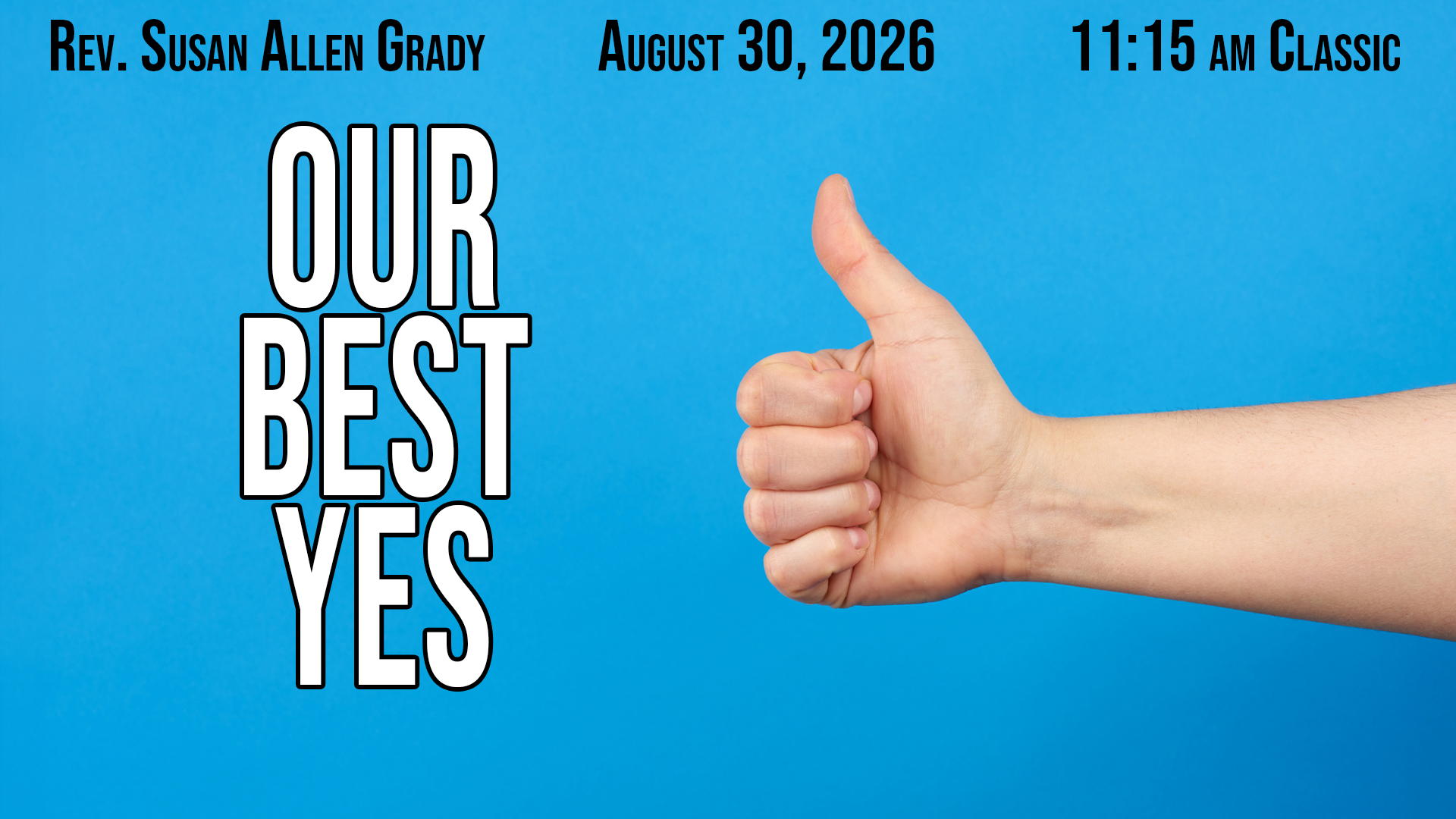Our Best Yes